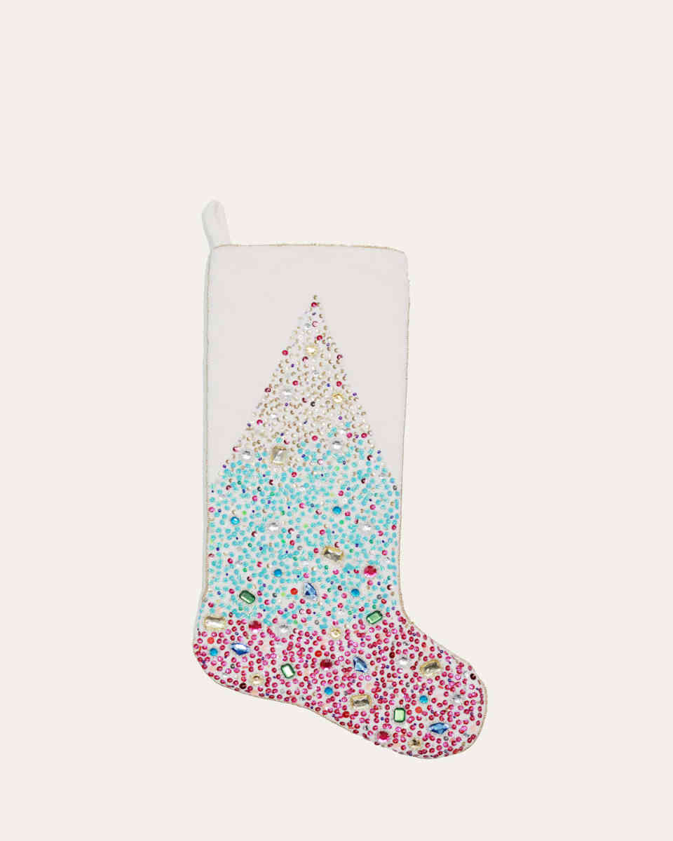 Rapture Beaded Stocking